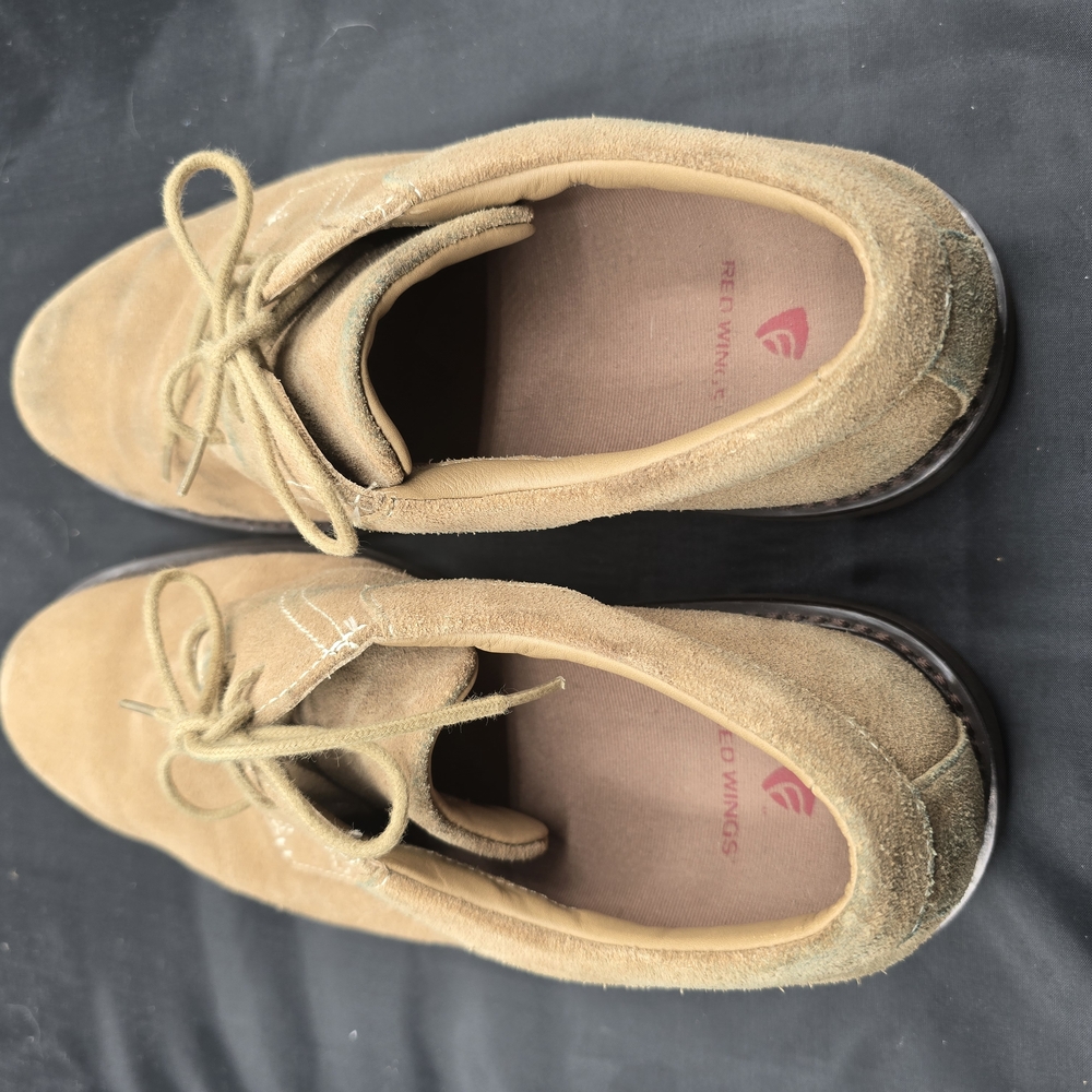 Red Wing Shoes Tan Brown Oxfords Classic Design - Picture 6 of 8